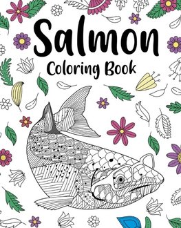 Salmon Coloring Book