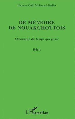 De mémoire de Nouakchottois