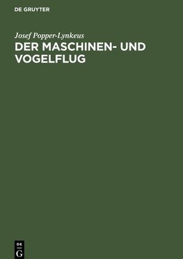 Der Maschinen- und Vogelflug