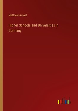 Higher Schools and Universities in Germany