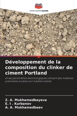Développement de la composition du clinker de ciment Portland