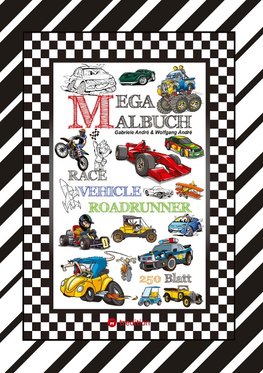 XXL MEGA MALBUCH - RACE ON - TOLLE VEHICLE MOTIVE - CARS - FLUGZEUGE - BOOTE - JETSKI - QUAD - MOTORRÄDER - UFO