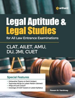 Legal Aptitude & Legal Studies For All Law Entrance Examinations CLAT, AILET,AMU, DU, JMI,CUET