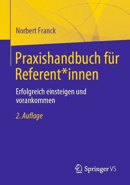 Praxishandbuch für Referent*innen