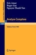 Analyse Complexe