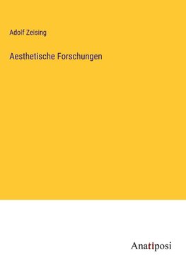 Aesthetische Forschungen