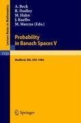 Probability in Banach Spaces V