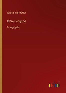 Clara Hopgood