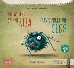 Die wütende Spinne Riza (Deutsch-Russisch)