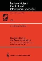 Boundary Control and Boundary Variations