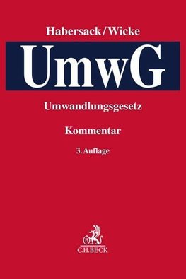 Umwandlungsgesetz. UmwG