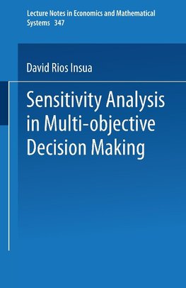 Sensitivity Analysis in Multi-objective Decision Making
