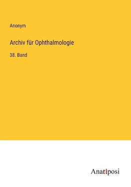 Archiv für Ophthalmologie