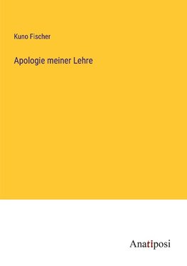 Apologie meiner Lehre