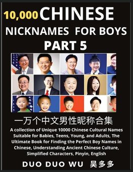 Learn Chinese Nicknames for Boys (Part 5)