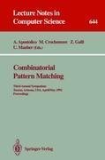 Combinatorial Pattern Matching