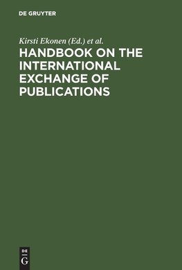 Handbook on the International Exchange of Publications