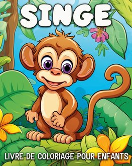 Singe Livre de Coloriage pour Enfants