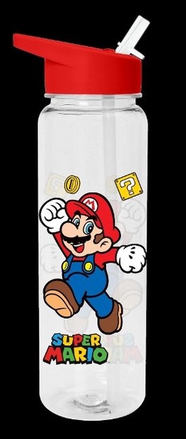 Super Mario (Jump) 25oz/700ml Plastic Drinks Bottle