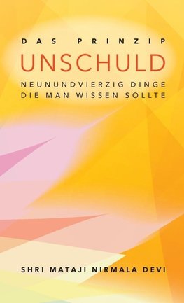 Das Prinzip Unschuld