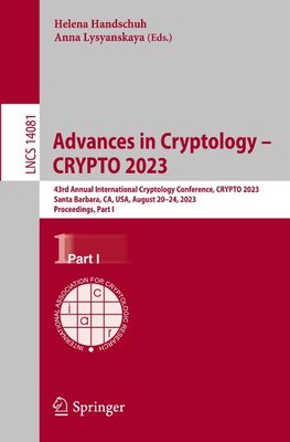 Advances in Cryptology - CRYPTO 2023