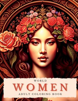 World Women Coloring Book For Adults