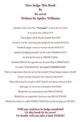 Now Judge This Book By Its Cover