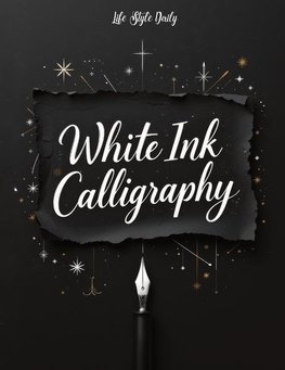 White Ink Calligraphy