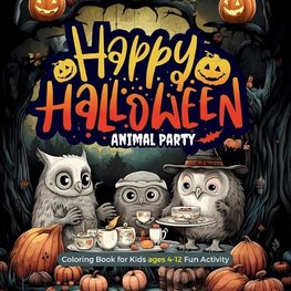 Happy Halloween Animals Party