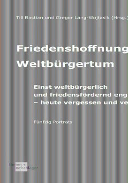 Friedenshoffnung Weltbürgertum