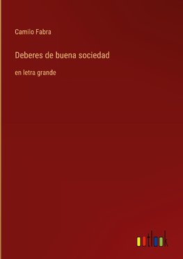 Deberes de buena sociedad