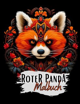 Schwarzes "Roter Panda Malbuch".