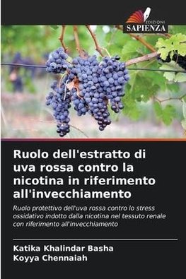 Ruolo dell'estratto di uva rossa contro la nicotina in riferimento all'invecchiamento