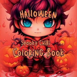 Halloween Spooky Chibi Coloring Book