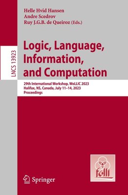 Logic, Language, Information, and Computation