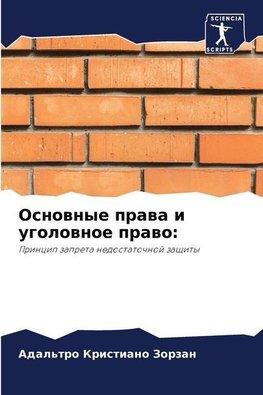 Osnownye prawa i ugolownoe prawo:
