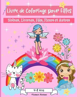 Livre de coloriage pour filles 4-8 ans