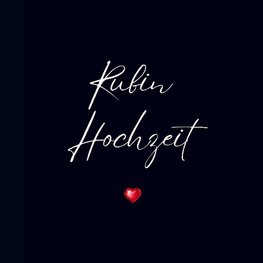 Gästebuch "Rubin Hochzeit"- Premium Gästebuch Blanko