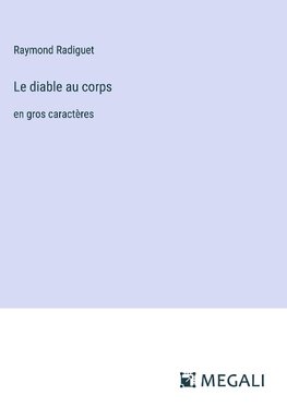 Le diable au corps
