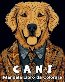Cani Mandala Libro da Colorare
