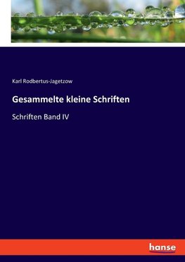 Gesammelte kleine Schriften