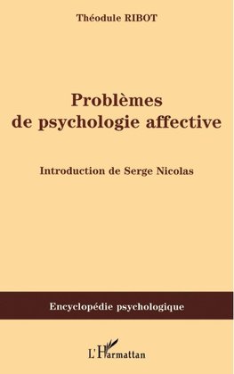 Problèmes de psychologie affective