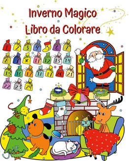 Inverno Magico Libro da Colorare