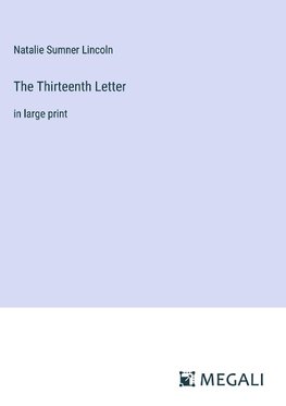 The Thirteenth Letter