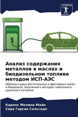 Analiz soderzhaniq metallow w maslah i biodizel'nom topliwe metodom ISP-AJeS