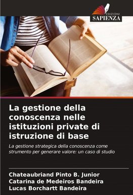 La gestione della conoscenza nelle istituzioni private di istruzione di base