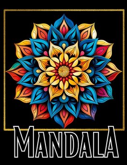 Mandala Malbuch "Black"