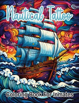 Nautical Tattoos coloring book for inmates