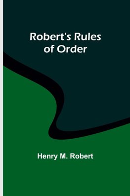 Robert's Rules of Order