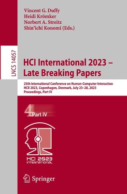 HCI International 2023 - Late Breaking Papers